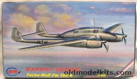 MPM 1/48 Focke-Wulf Fw-189B, 48035 plastic model kit